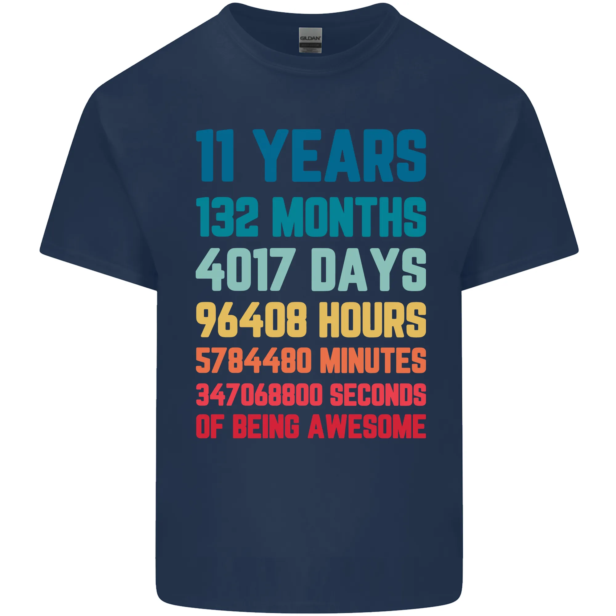 11th Birthday 11 Year Old Kids T-Shirt Childrens