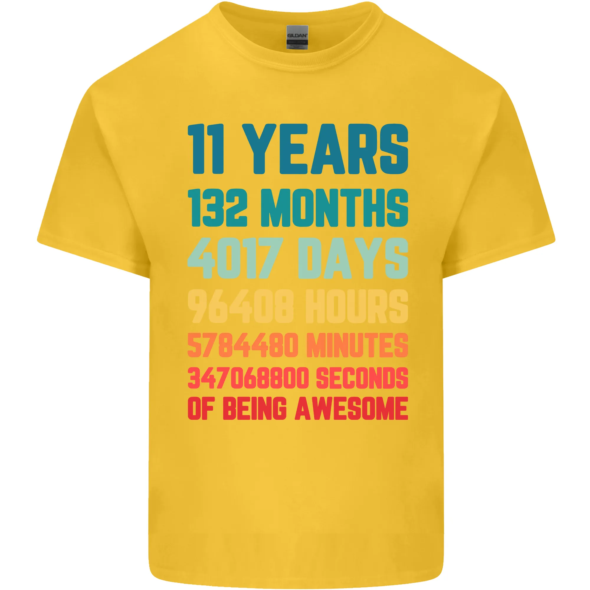 11th Birthday 11 Year Old Kids T-Shirt Childrens