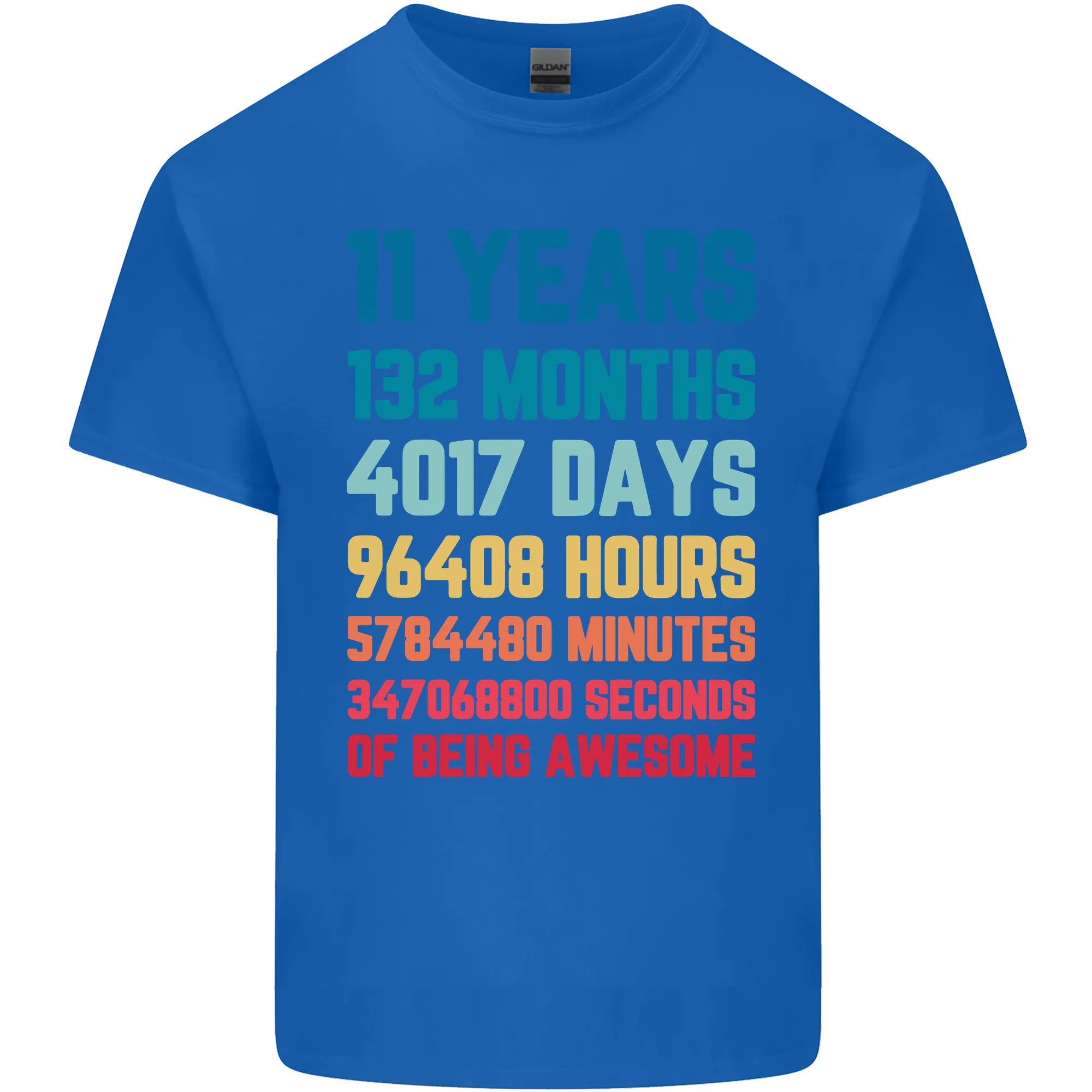 11th Birthday 11 Year Old Kids T-Shirt Childrens