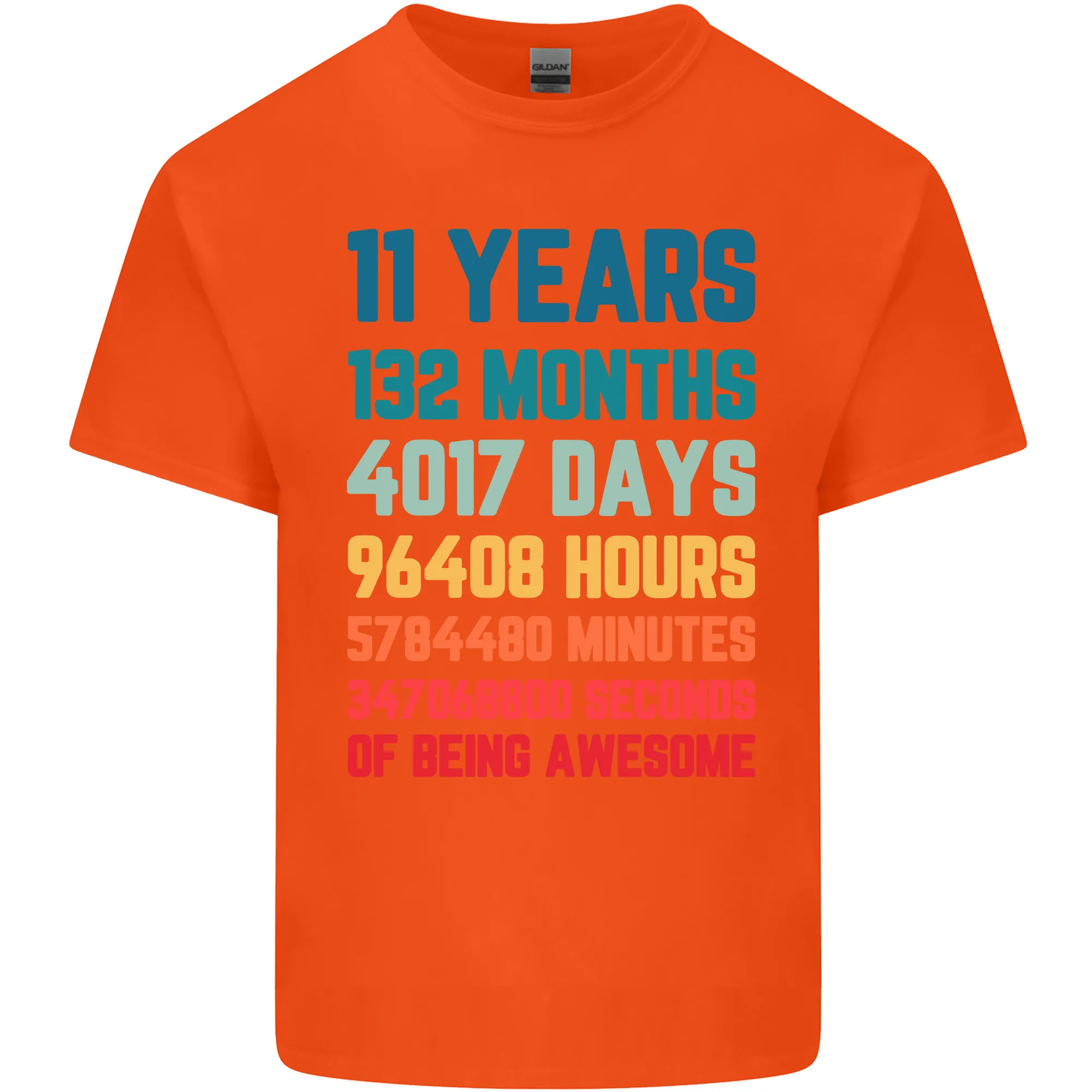 11th Birthday 11 Year Old Kids T-Shirt Childrens