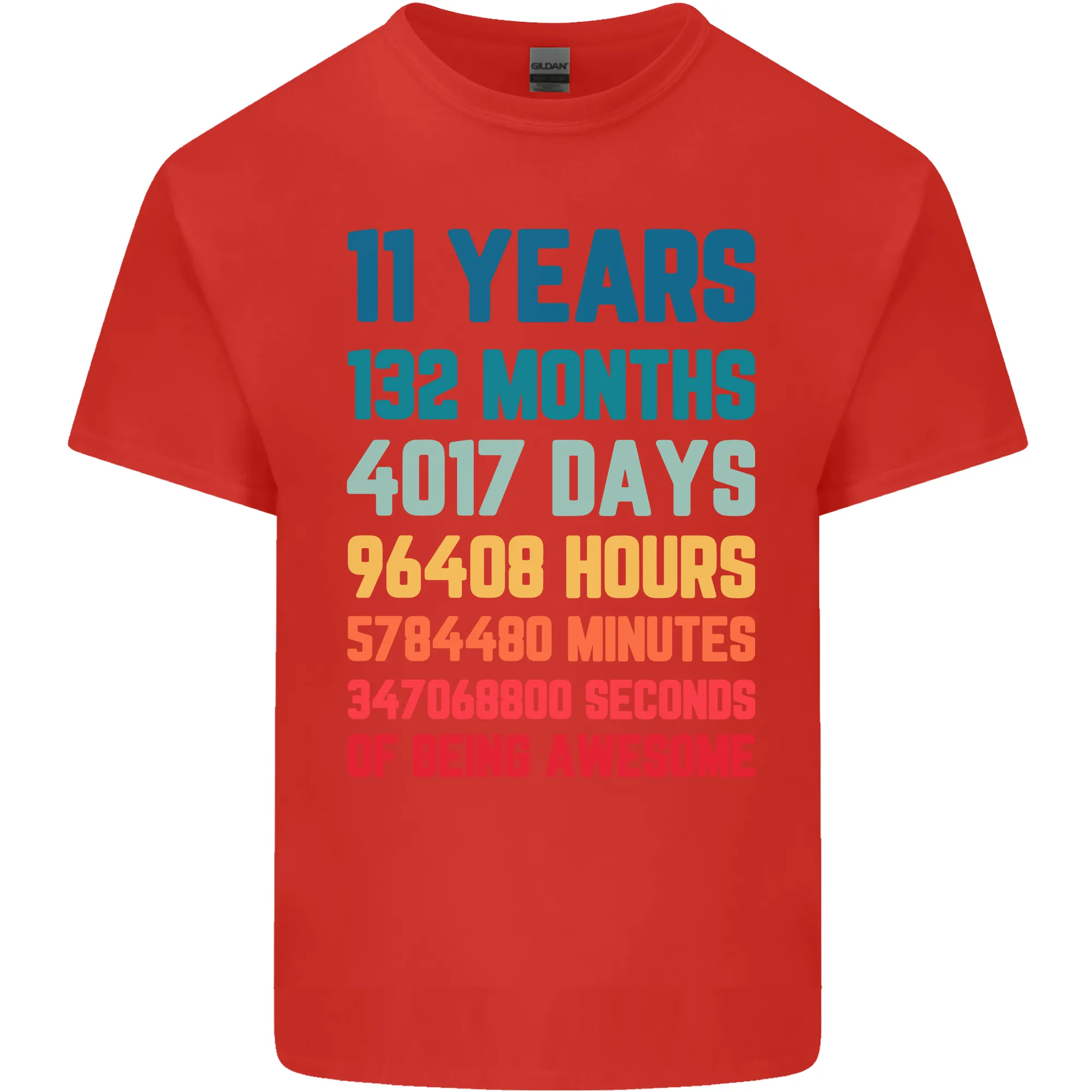 11th Birthday 11 Year Old Kids T-Shirt Childrens