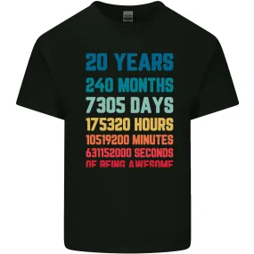 20th Birthday 20 Year Old Mens Light Cotton T-Shirt