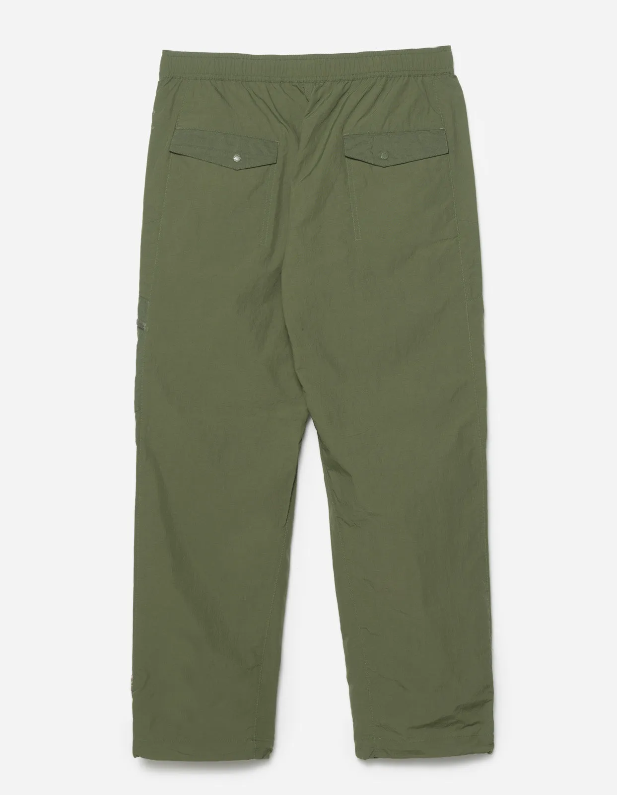 5282 Veg Dyed Asym Cargo Track Pants Olive