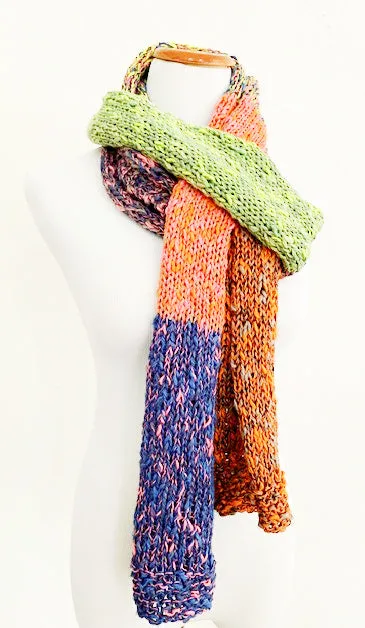 7 Footer scarf, pattern