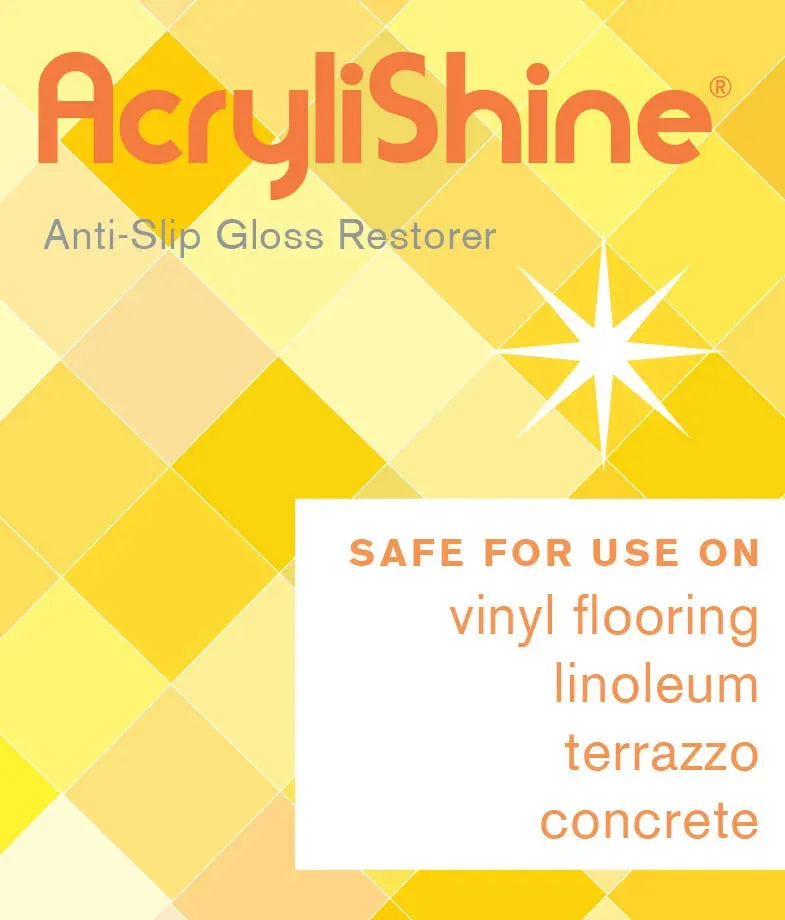 AcryliShine Concentrated UHS Floor Cleaner & Restorer, 1 Gallon