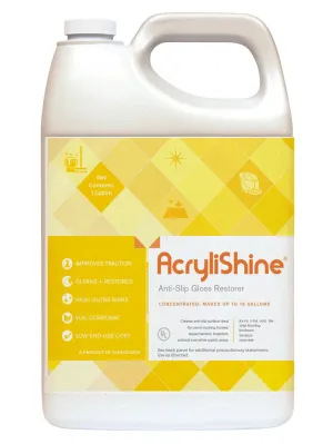 AcryliShine Concentrated UHS Floor Cleaner & Restorer, 1 Gallon