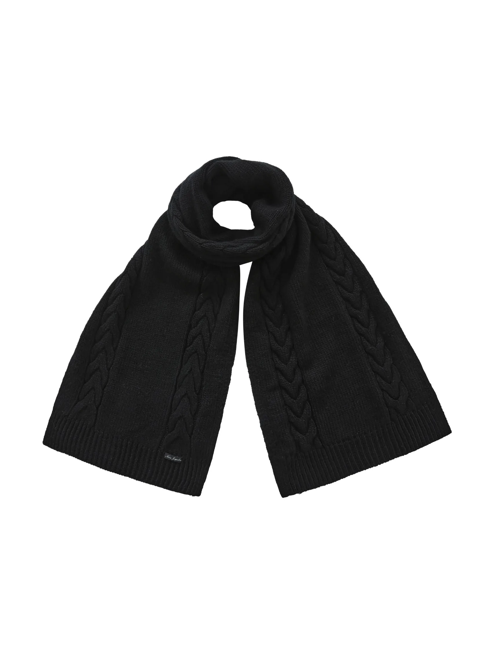 Addison Coat   Scarf Set (Black)