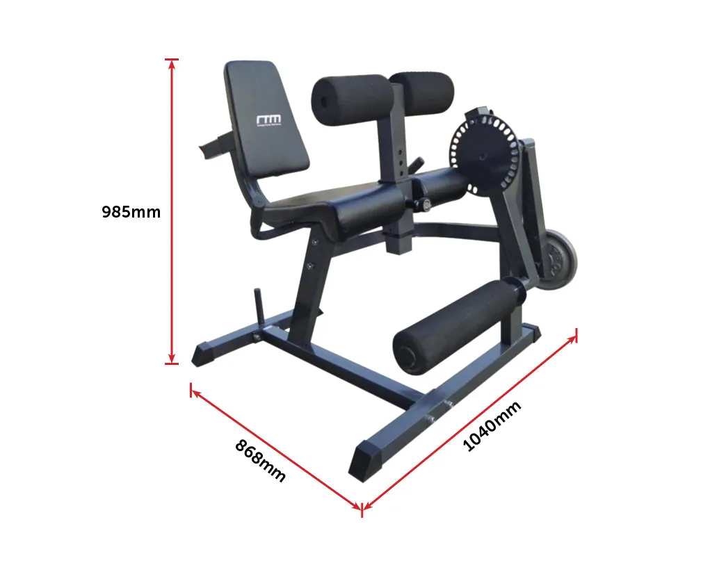 Adjustable Leg Extension Curl Machine, Heavy Duty Steel