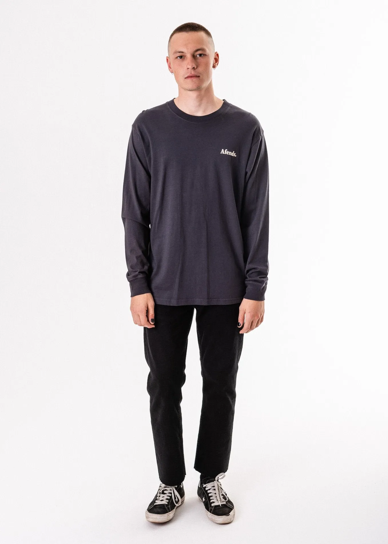 Afends Mens Noise - Retro Fit Long Sleeve Tee
