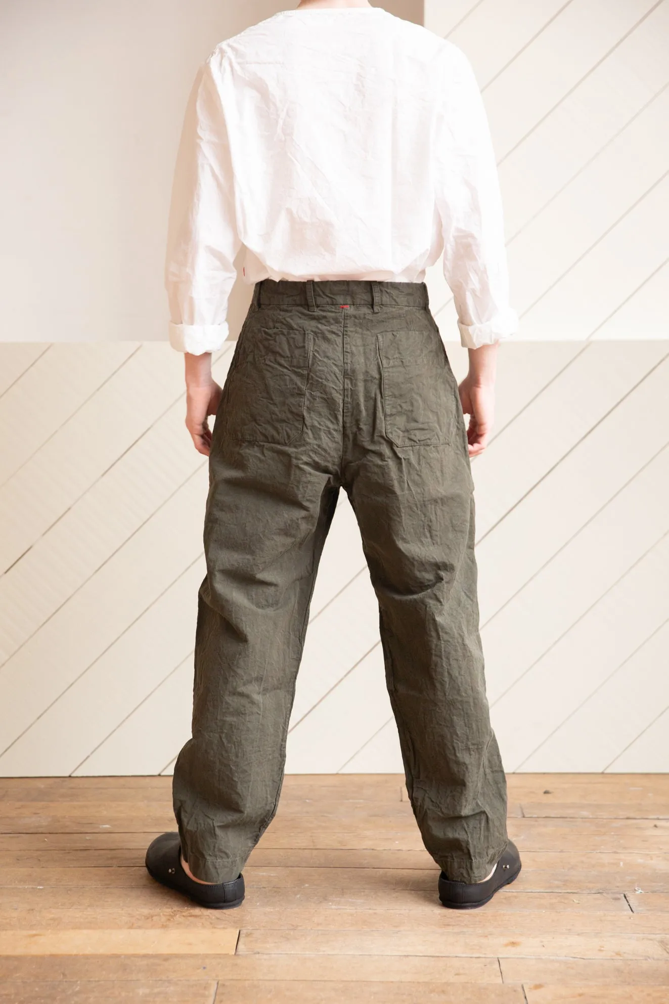 AH PANT - CARD LINO - KHAKI - OLIVE GREEN