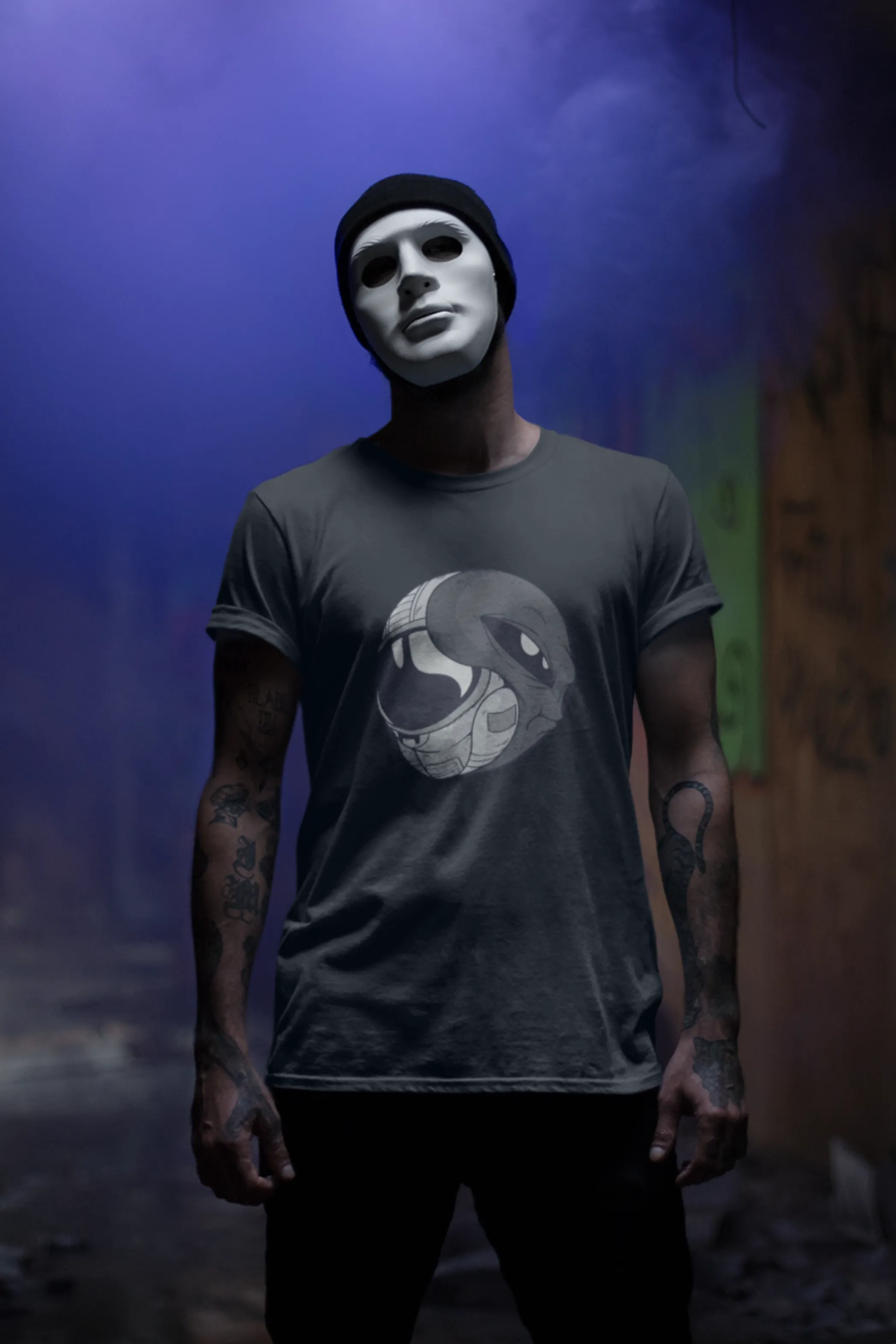 Alien Astronaut Printed T-shirt for men