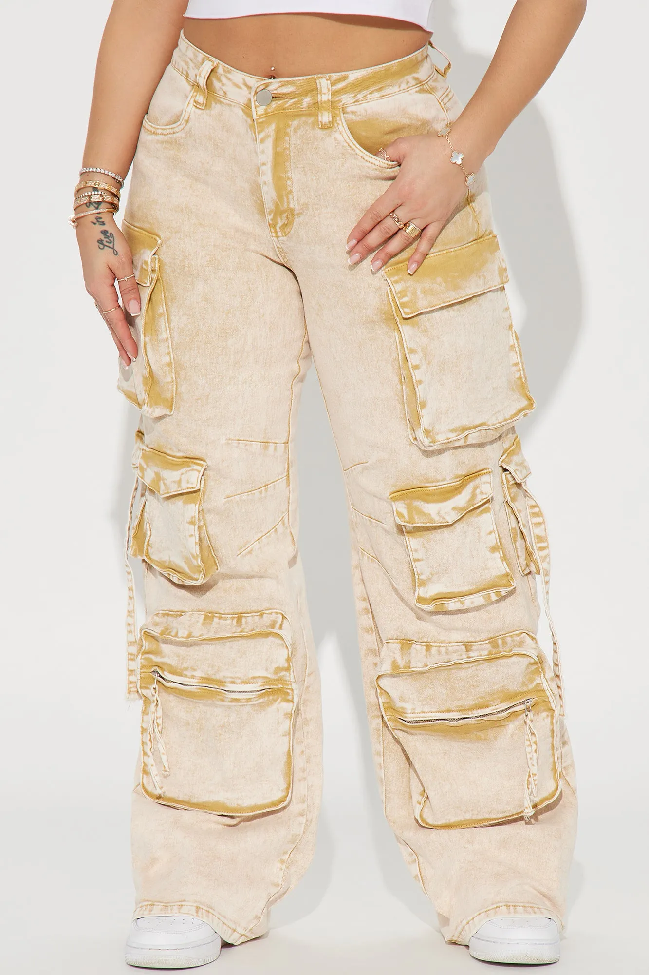 Amelia Cargo Pant - Tan