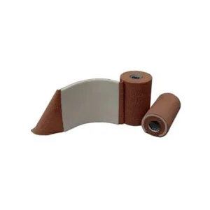 Andover Coflex Afd - Absorbent Foam Dressing & Cohesive Bandage Dressing Absorb Foam W/Sa Wrap2X2.5 Tan Lf St 16Rl/Cs