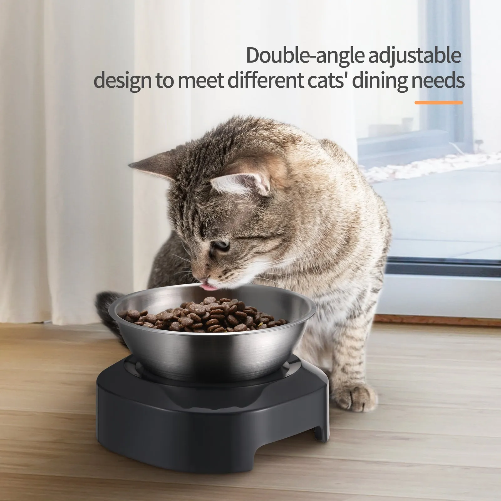 Anti-Skid Medium Stainless Steel Pet Bowls Set - YES4PETS