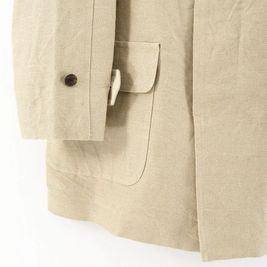 【A.PRESSE/アプレッセ】<br>Linen Half Coat <br>23SAP-01-06H