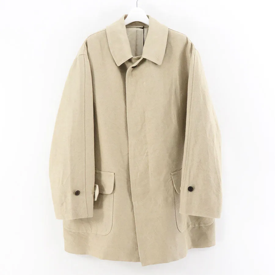 【A.PRESSE/アプレッセ】<br>Linen Half Coat <br>23SAP-01-06H