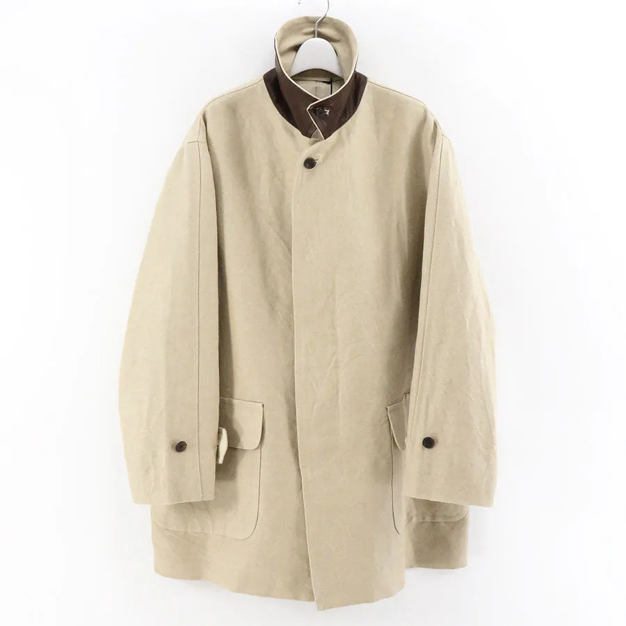 【A.PRESSE/アプレッセ】<br>Linen Half Coat <br>23SAP-01-06H