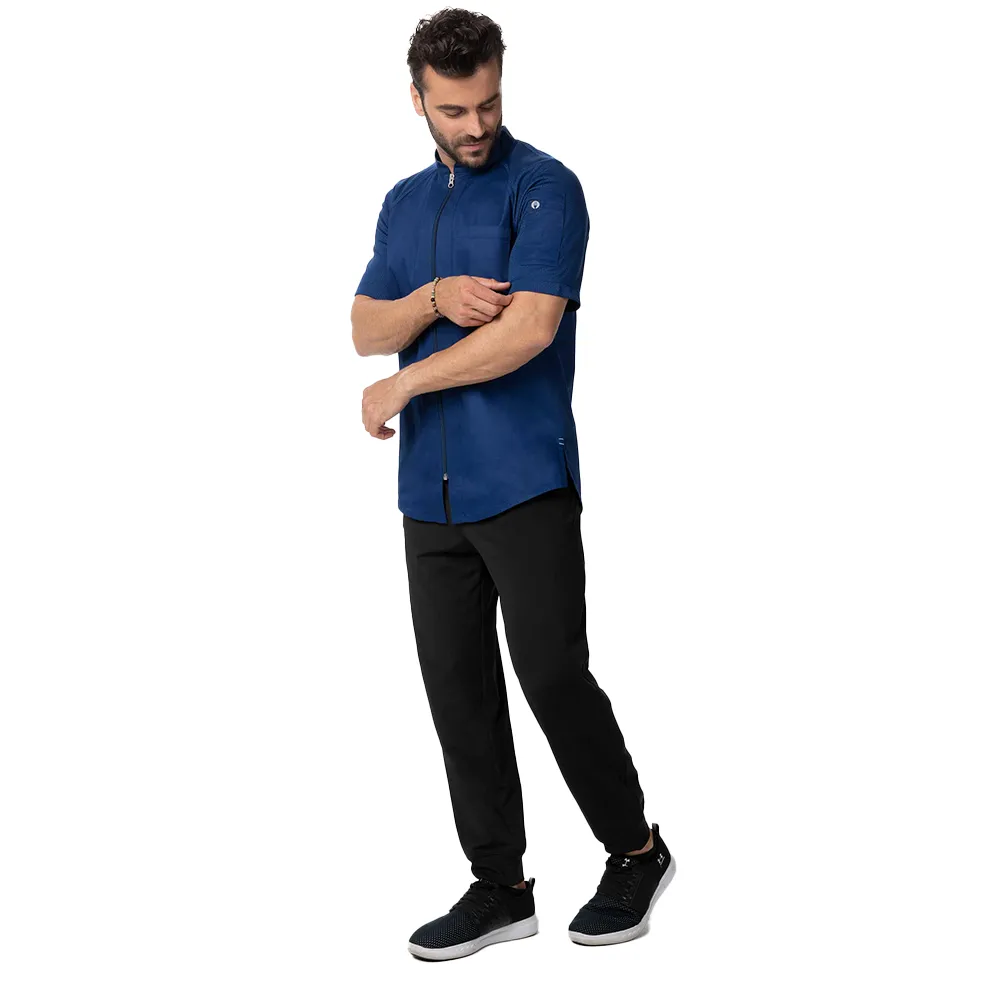 ARCADIA CHEF COAT - Ocean Blue