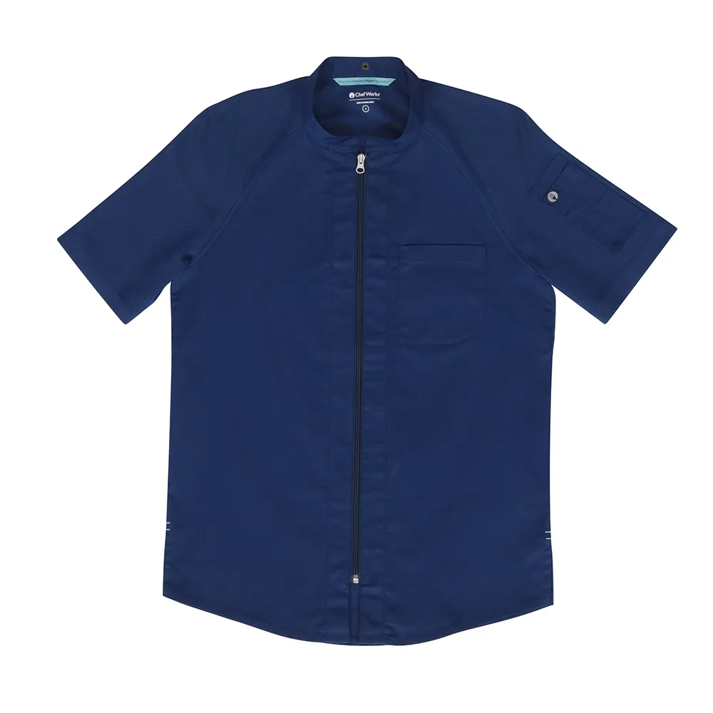 ARCADIA CHEF COAT - Ocean Blue