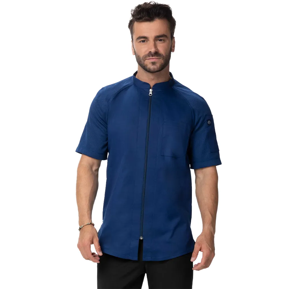 ARCADIA CHEF COAT - Ocean Blue