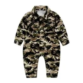 Baby Boy Girls Camo Romper