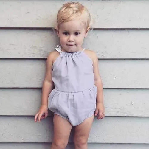 Baby Girl Summer Sleeveless Romper