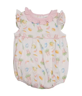 Baby Girl's Easter Print Romper