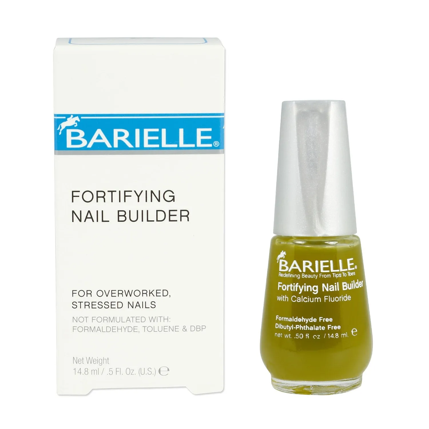 Barielle Fortifying Nail Builder for Overworked and Stressed Nails 0.5oz