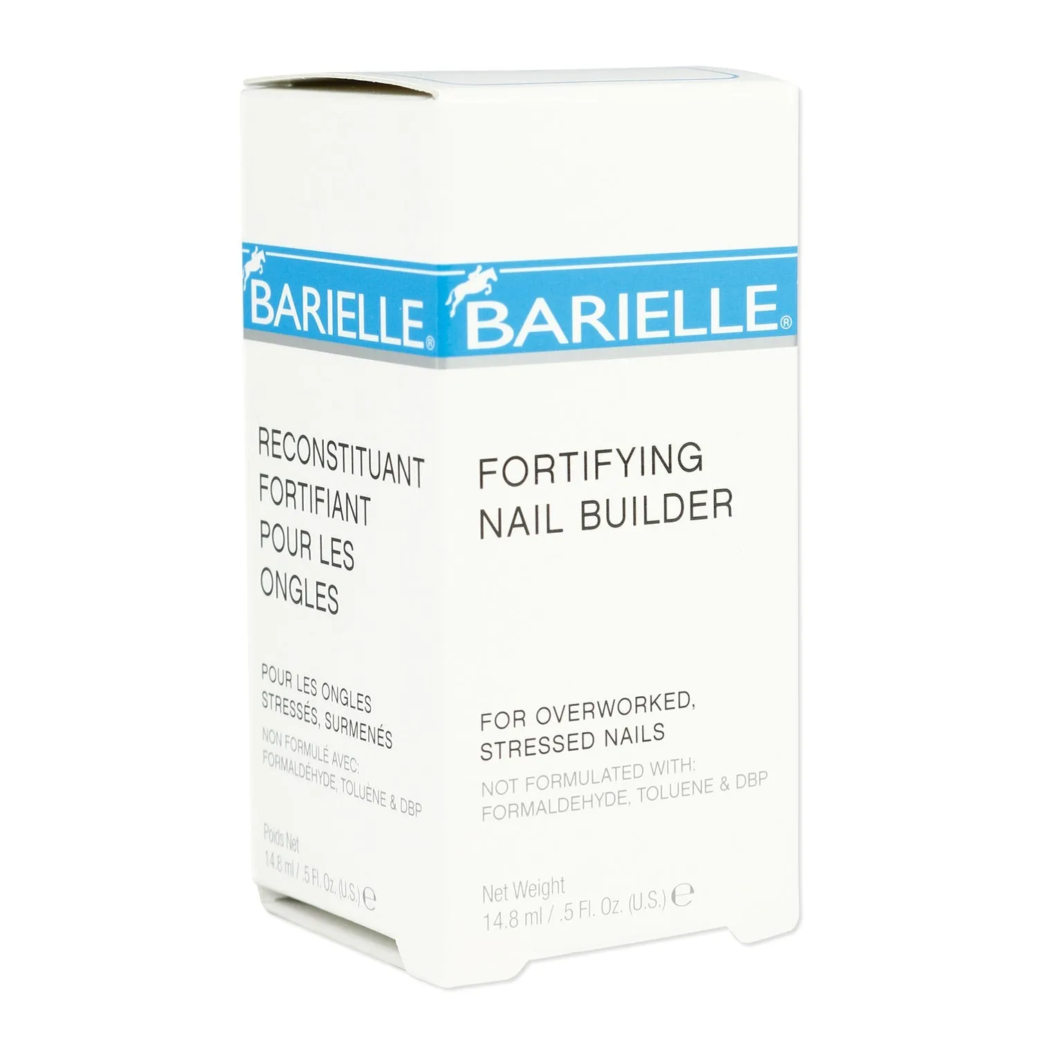 Barielle Fortifying Nail Builder for Overworked and Stressed Nails 0.5oz