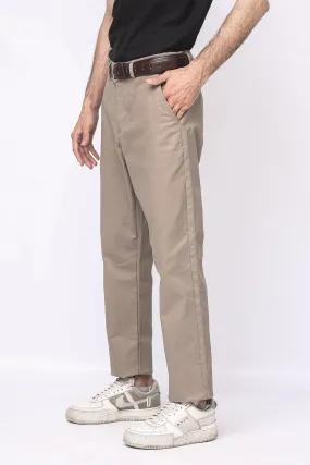 Beige Cotton Chino