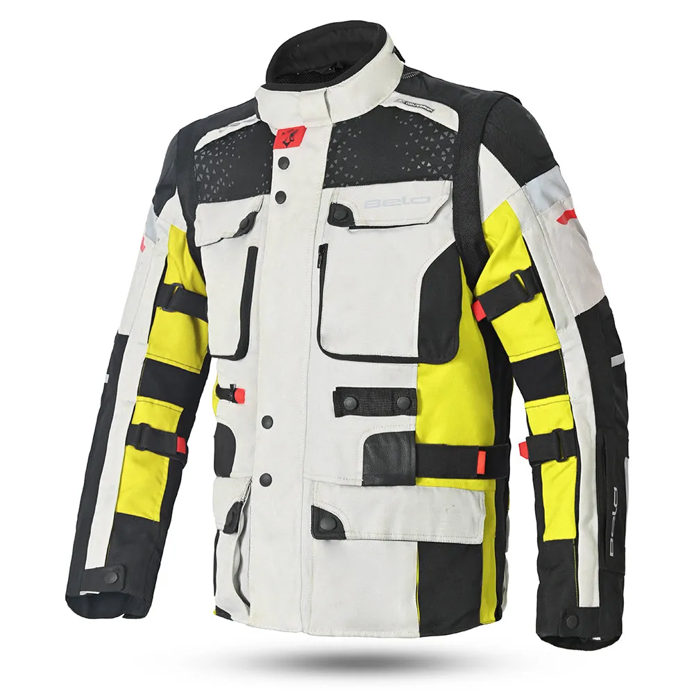 BELA Crossroad Extreme Motorcycle Riding Water Resistant Winter Jacket Men