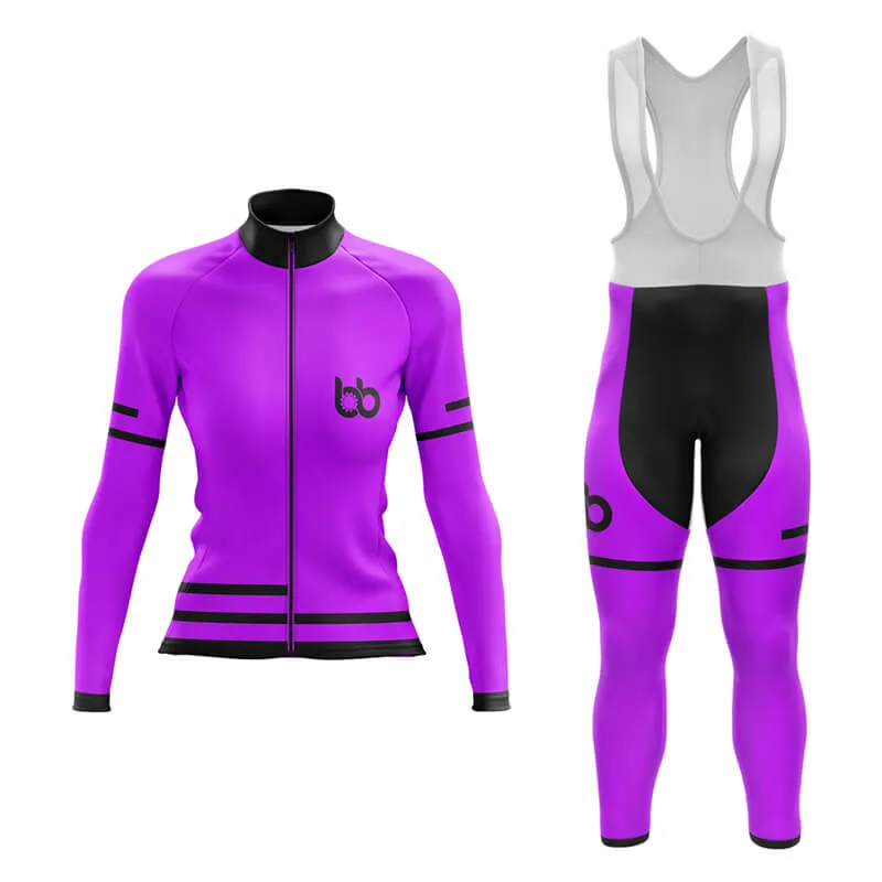 Bicycle Booth Outline (Purple) Aero Cycling Kit