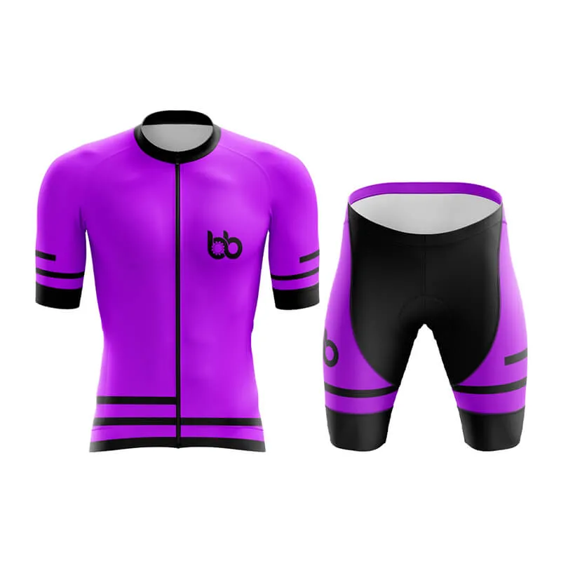 Bicycle Booth Outline (Purple) Aero Cycling Kit