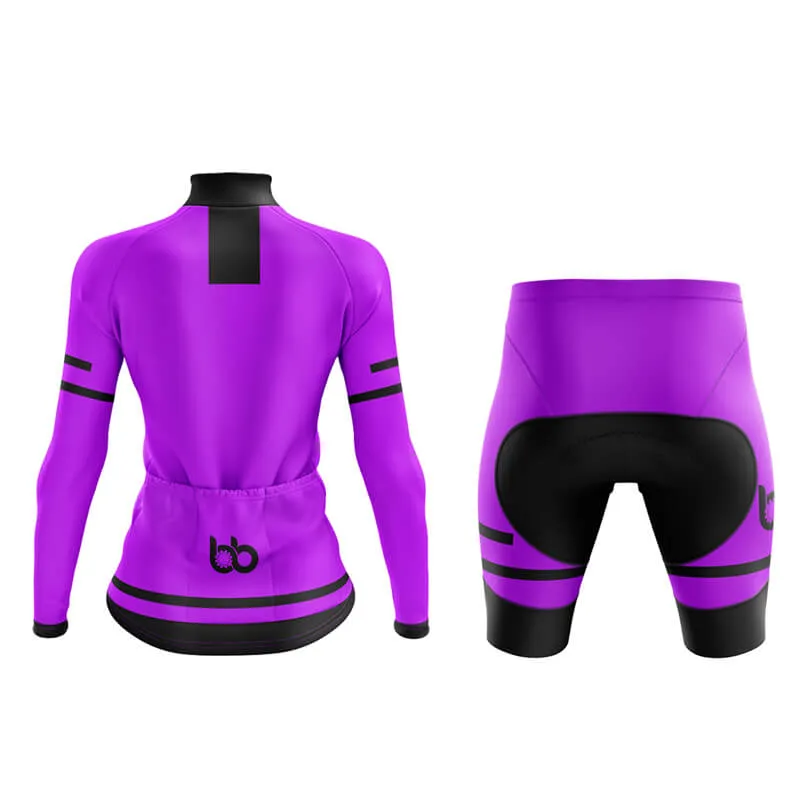 Bicycle Booth Outline (Purple) Aero Cycling Kit