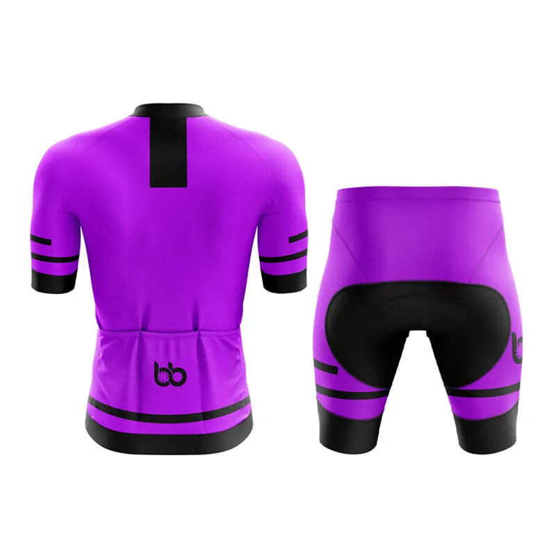 Bicycle Booth Outline (Purple) Aero Cycling Kit