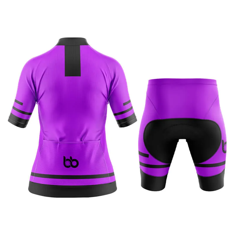 Bicycle Booth Outline (Purple) Aero Cycling Kit