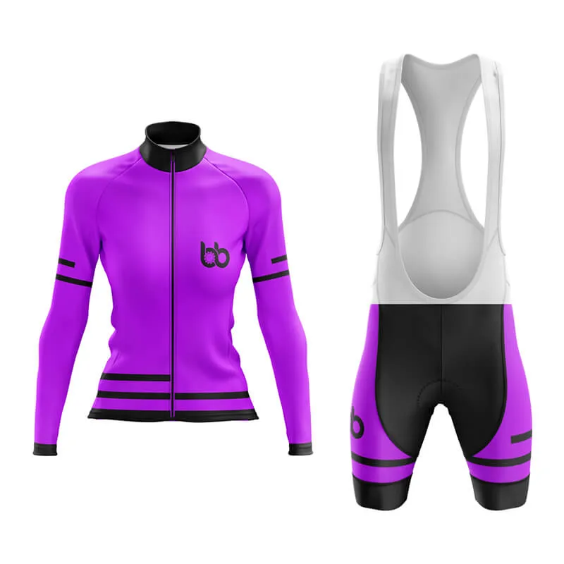 Bicycle Booth Outline (Purple) Aero Cycling Kit