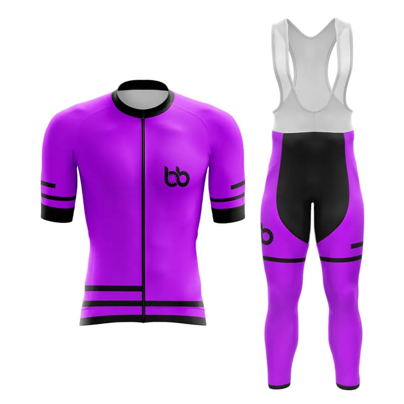 Bicycle Booth Outline (Purple) Aero Cycling Kit