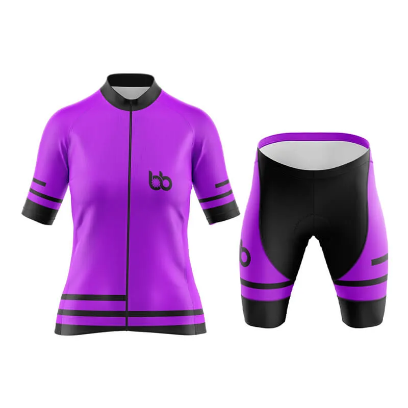 Bicycle Booth Outline (Purple) Aero Cycling Kit