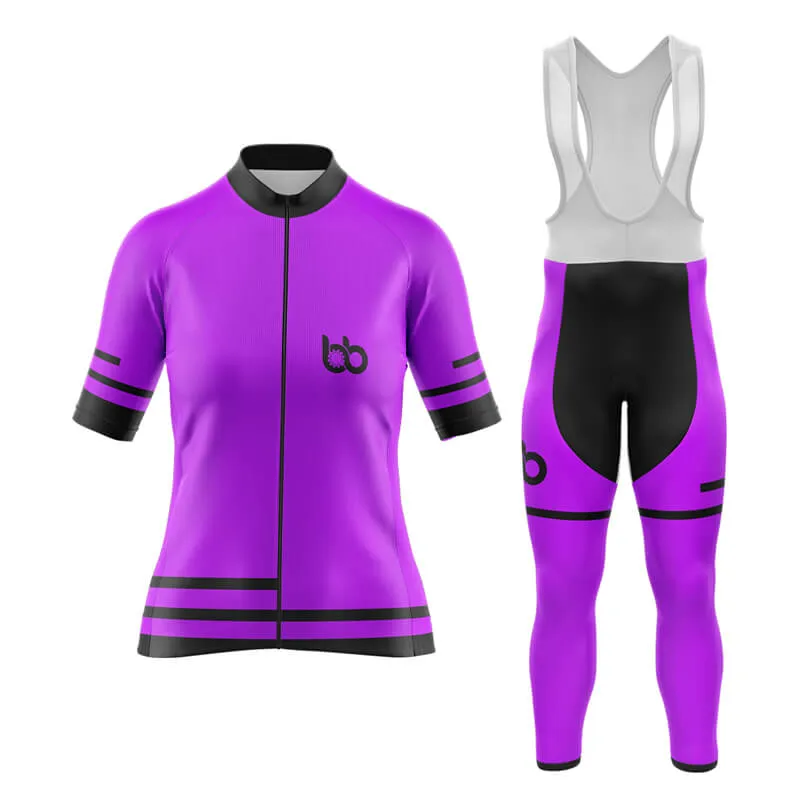 Bicycle Booth Outline (Purple) Aero Cycling Kit