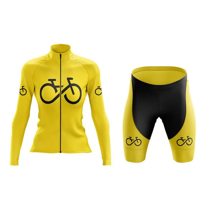 Bike Forever 1.0 Aero Cycling Kit (Yellow)