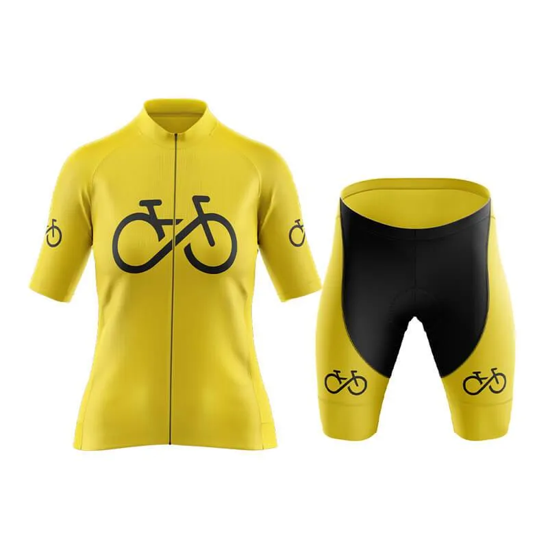 Bike Forever 1.0 Aero Cycling Kit (Yellow)