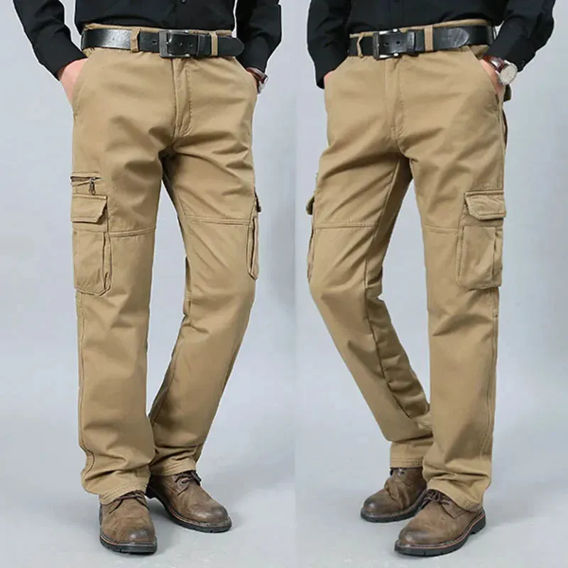 Black Cargo Pants Men High Quality Brand Mens Baggy Woman Jackets Tactical Man Work Clothes