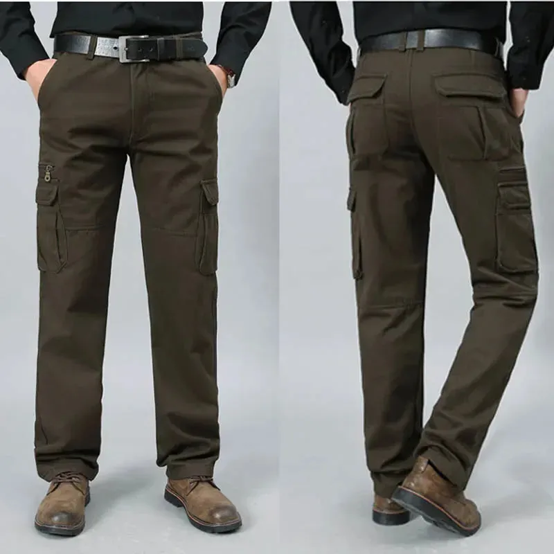 Black Cargo Pants Men High Quality Brand Mens Baggy Woman Jackets Tactical Man Work Clothes