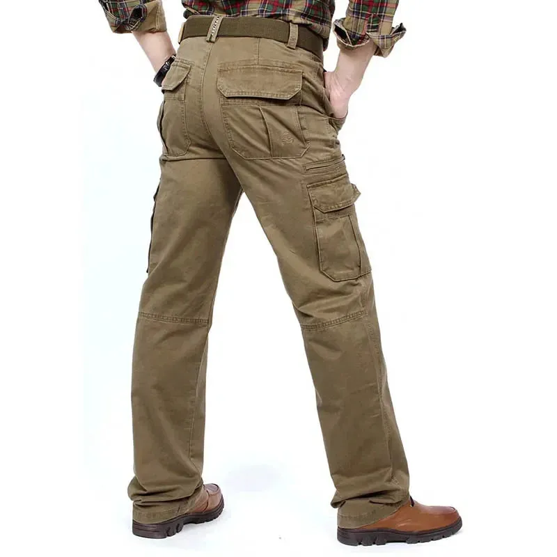 Black Cargo Pants Men High Quality Brand Mens Baggy Woman Jackets Tactical Man Work Clothes