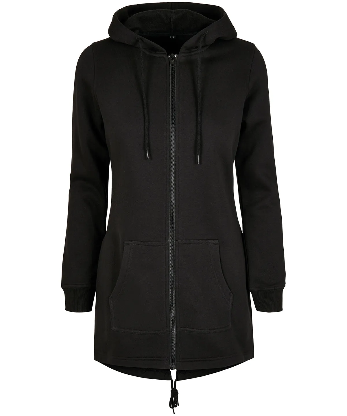 Black - Women's sweat parka