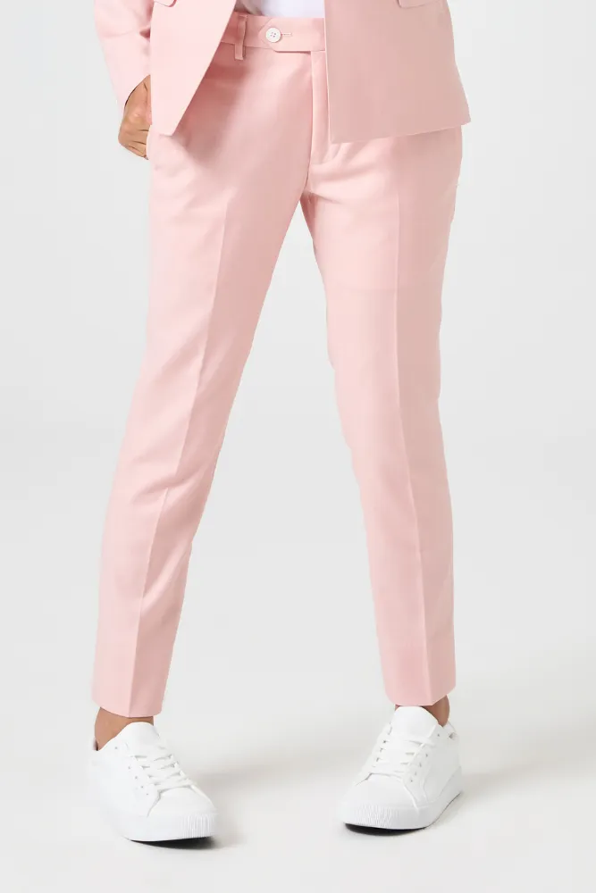 Bowie Chino Pants - Pink Stretch