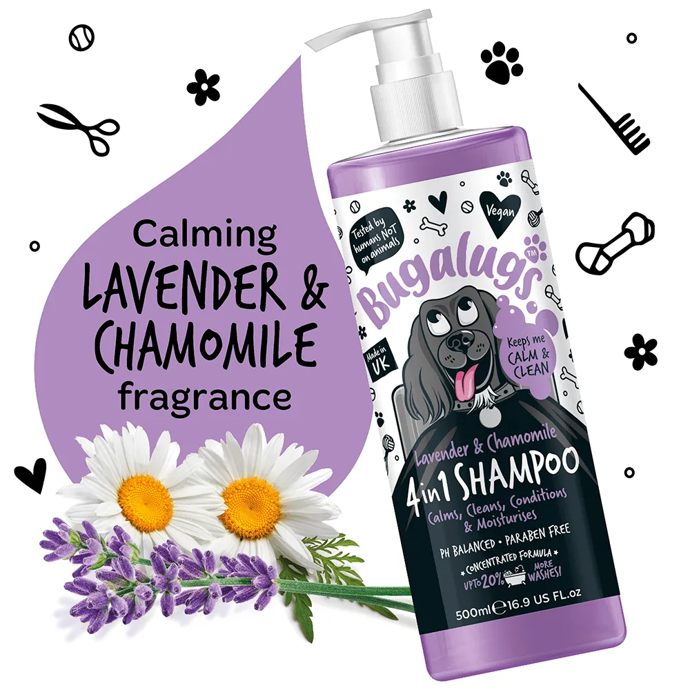 Bugalugs™ 4 in 1 Shampoo Lavender & Chamomile