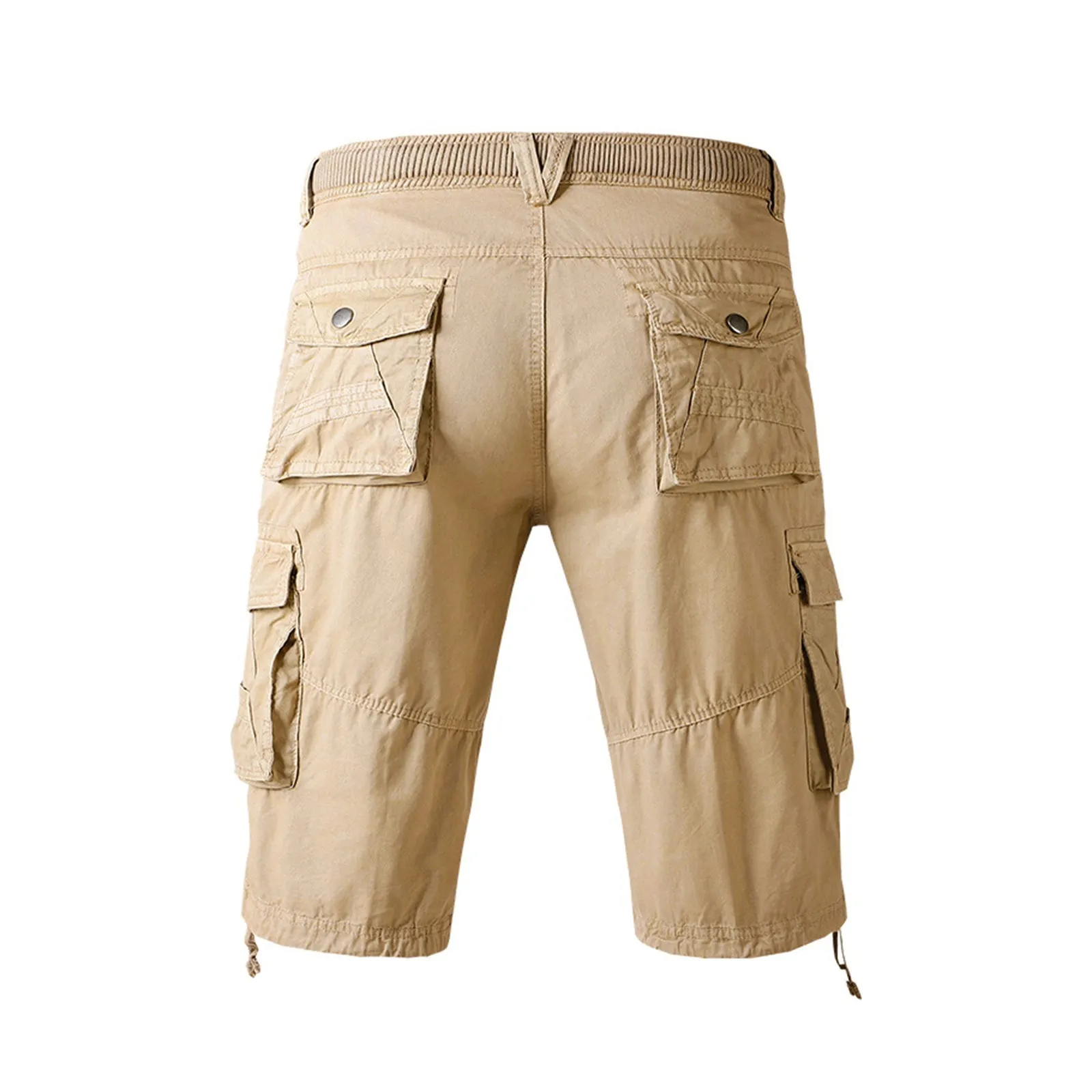 BUTTON ZIPPER MULTI-POCKET 11'' INSEAM CARGO SHORTS