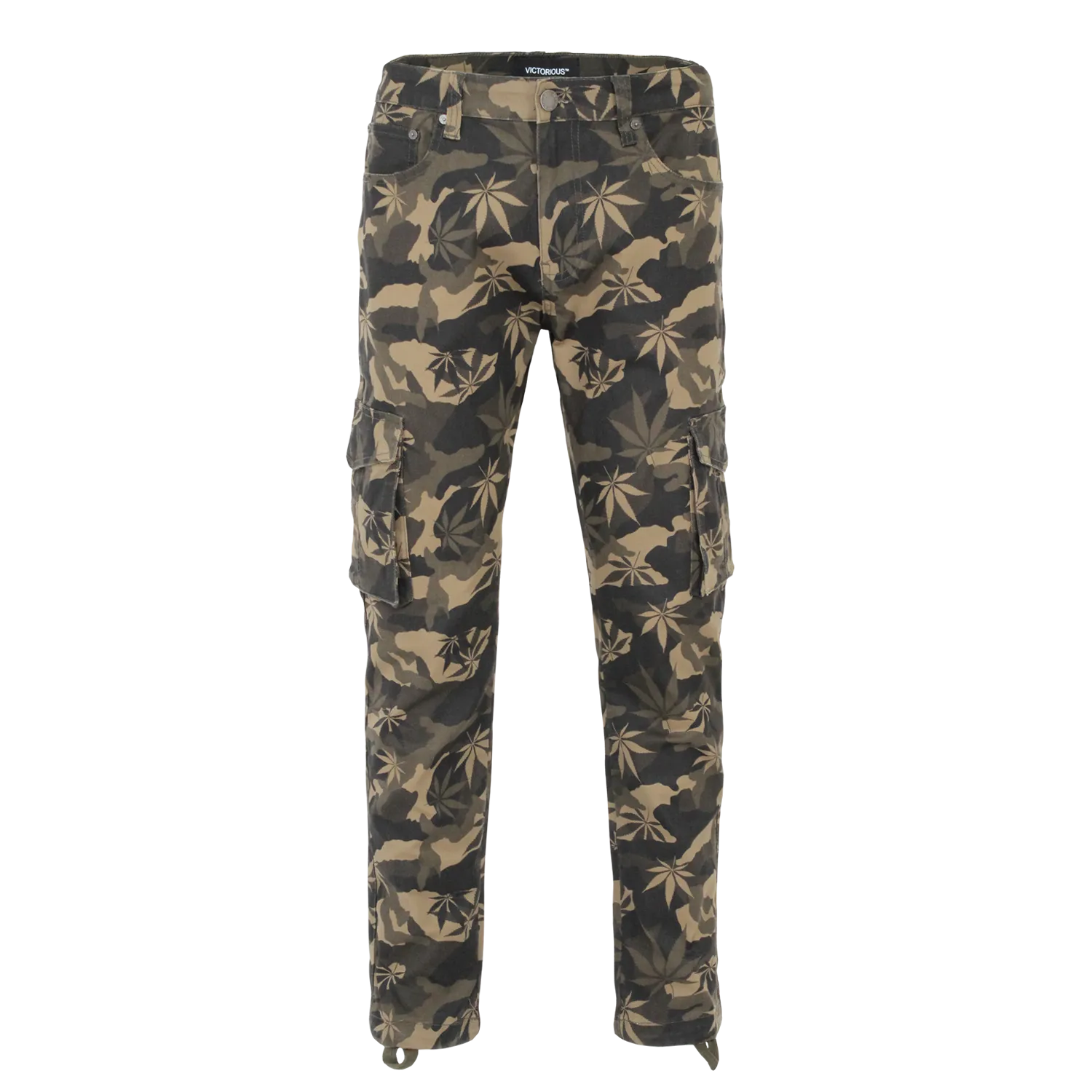 Camo Leaf Cargo Jeans